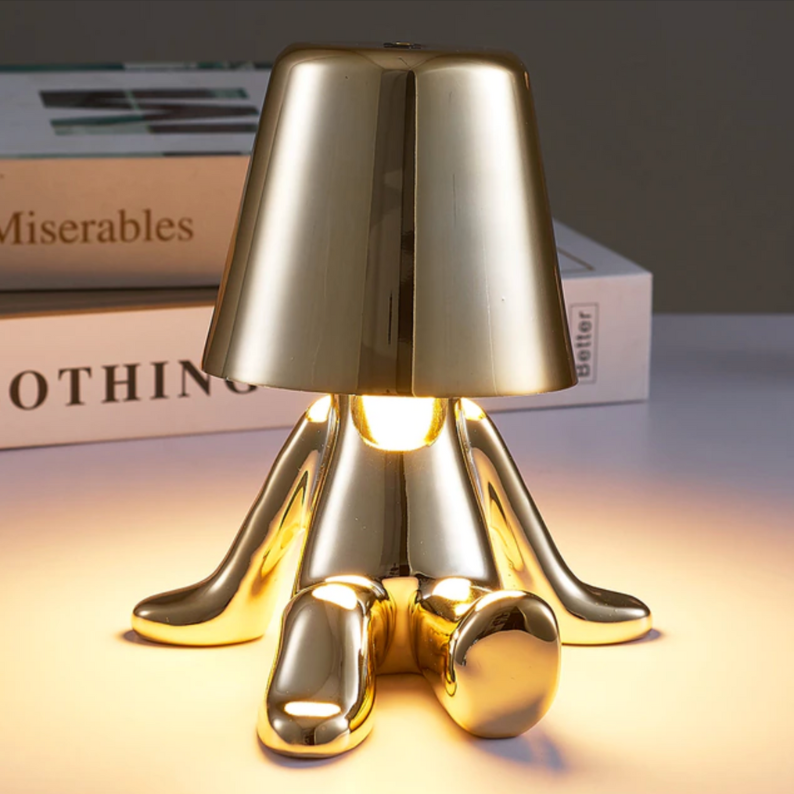 Golden Man Lamp