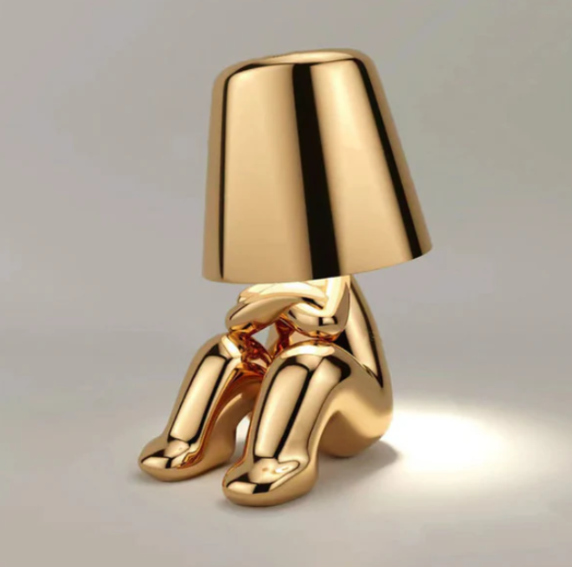 Golden Man Lamp