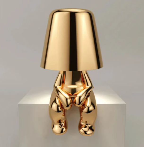 Golden Man Lamp